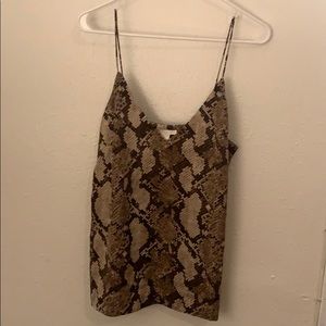 H&M Snakeskin Tank Cami